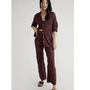 FREE PEOPLE  Get Away Fauxchet Crochet